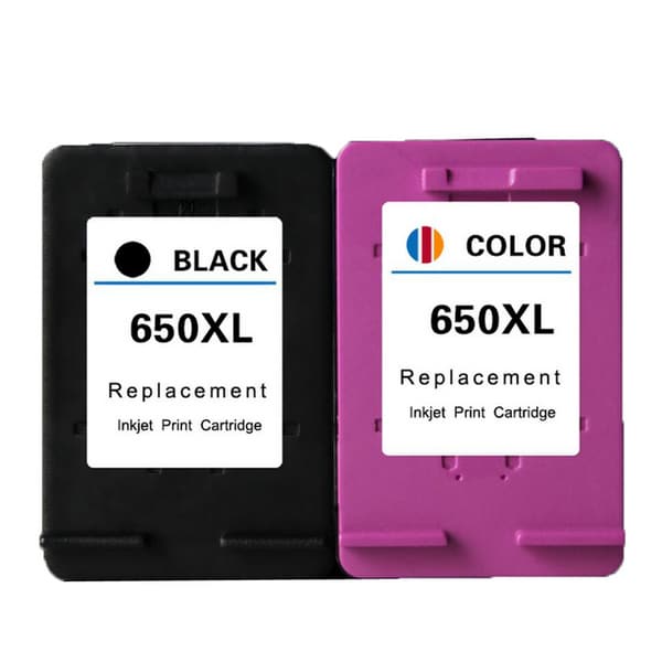 Compatible HP 650 Black / 650 Tri-Colour Ink Cartridge Combo