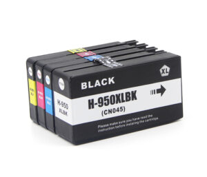 HP 950Xl / 951XL Set Compatible- Black, Cyan, Magenta & Yellow