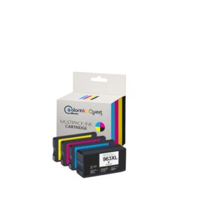 HP 9012 963XL Black Cyan Magenta Yellow Compatible Ink Cartridge Multipack