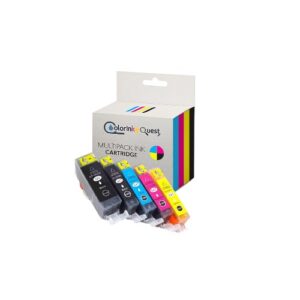 Canon 520 Black 521 Black Cyan Magenta Yellow Compatible Ink Cartridge Multipack-CLI 521-C/M/Y