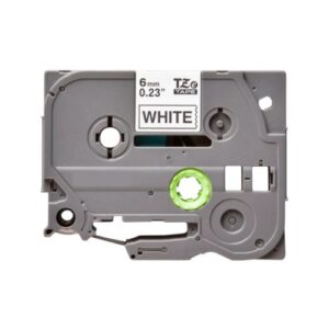 Compatible Brother TZe-211 Laminated 6mm Tape Black-White