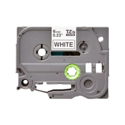 Compatible Brother TZe-211 Laminated 6mm Tape Black-White