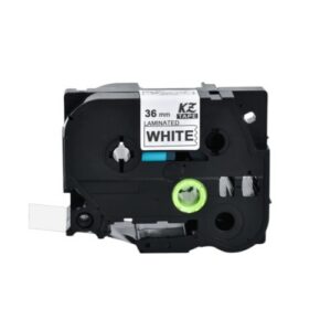 Compatible Brother Tze-261 Laminated 36mm Tape Black-White